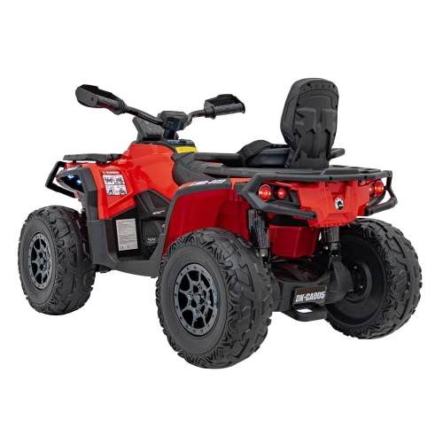Quad na akumulator dla dzieci Can Am Outlander ATV Czerwony DK-CA005.CR